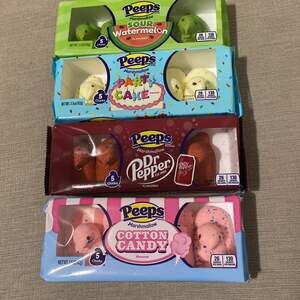 Peeps - Set of 4 (Sour Watermelon, Party Cake, Dr. Pepper, Cotton Candy Flavore